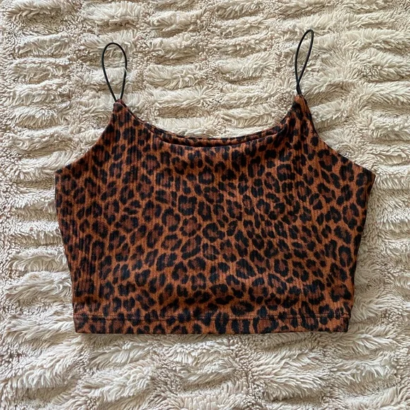Cheetah Print Cami - Picture 1 of 2